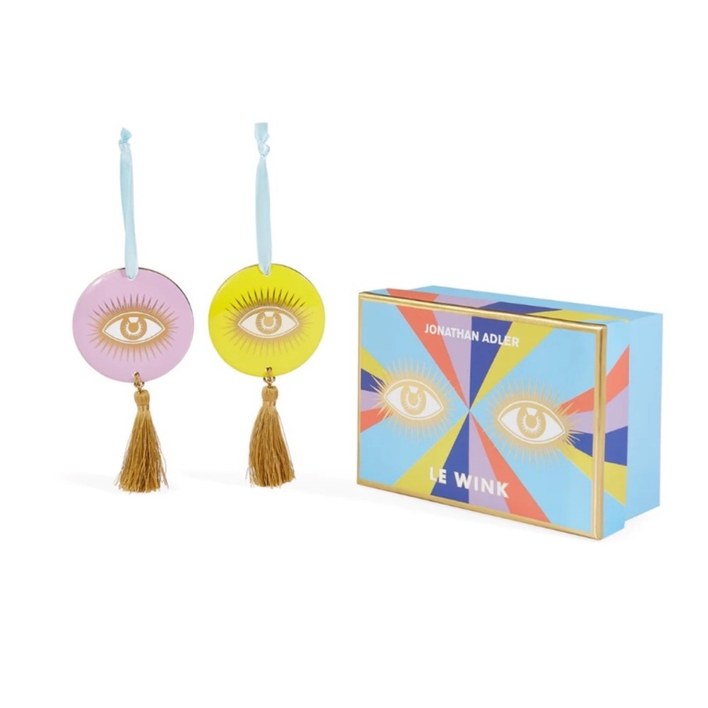 Jonathan Adler Le Wink Ornament Set
